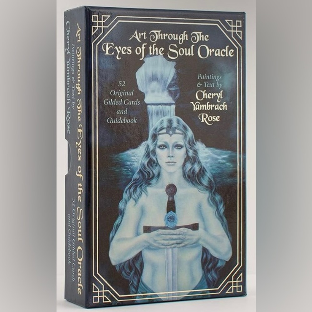 Art through the eyes of the soul gilded oracles, 1st edition in great condition